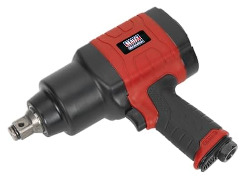 Image of Sealey Gsa6004 Composite Air Impact Wrench 3/4Sq Drive Twin Hammer