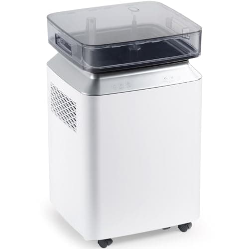 Image of Kalopsia Commercial Dehumidifier: 80L/Day Smart Air Purifier & Clothes Dryer with Pump Drainage For Home Damp - Quiet 46dB, 8L Tank, Timer & Auto Defrost for Home, Basement Bathroom