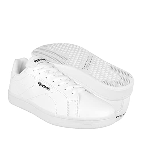 Image of Reebok Unisex Royal Complete Clean 2.0 Sneaker, White Collegiate Navy White, 3.5 UK