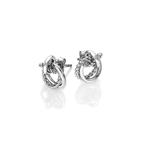 Image of Hot Diamonds Unity Circle Earrings - Sterling Silver | 11 x 15mm