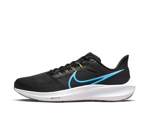 Image of NIKE Air Zoom Pegasus 39 Men's Trainers DH4071 (Black/Chlorine Blue/Anthracite/Grey 002) UK 11 (EU 46)