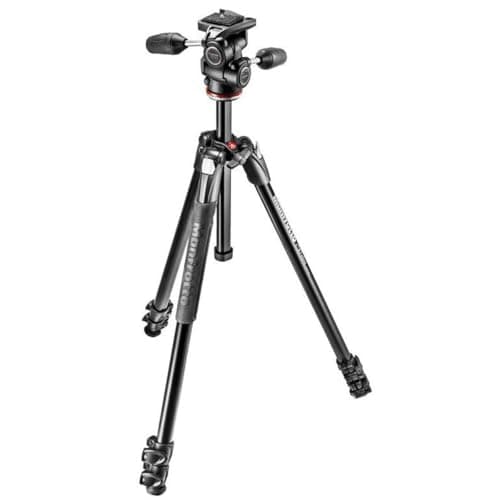Image of Manfrotto MK290XTA3-3WUS 290 Xtra 3-Way Head Kit (Black)