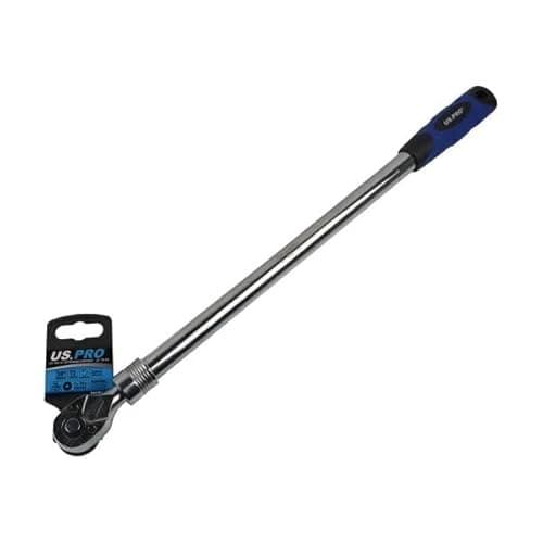 Image of US PRO 3/8-inch Drive Ratchet, 72-Tooth, Extendable Handle 46-61 cm, Chrome-Molybdenum