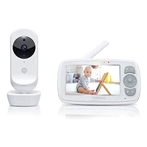 Image of Motorola Nursery Baby Video Monitor, White, 2 Count (Pack of 1)