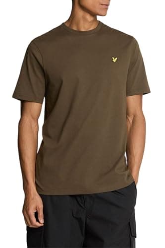 Image of Lyle & Scott SS T-Shirts Plain T-Shirt W485 Olive, XS