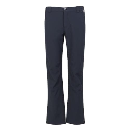 Image of Regatta Men's Fenton Softshell Walking Trousers, Water Repellent, Wind Resistant & Multipocketed - Perfect for Outdoors, Hiking, Camping & Trekking Navy