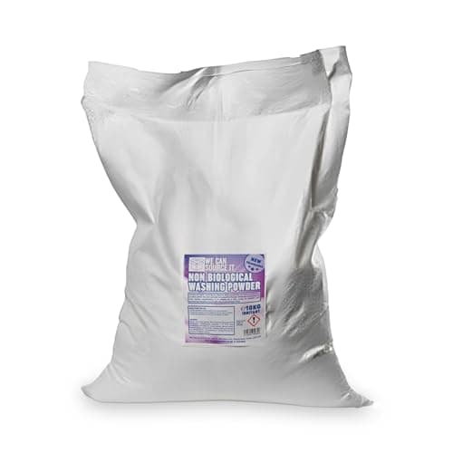 Image of We Can Source It Ltd - Non - Bio Washing Powder 10Kg – 250 Washes Laundry Detergent Sack – Enzyme-Based Stain Removal, Cold Water Effective & Safe for Septic Systems