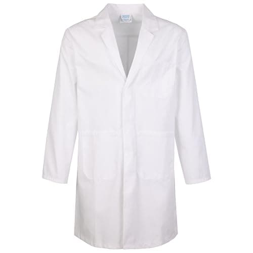 Image of Fort - Warehouse Jacket - White Lab Jacket - Small - Unisex - 240gsm