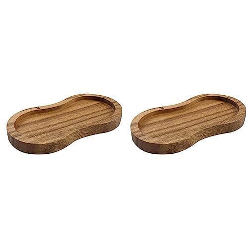 Image of T&G 10469 Tuscany Acacia Double Mill Rest/Work Surface and Dining Table Protector, 16 x 9 x 1.5 cm, Brown (Pack of 2)