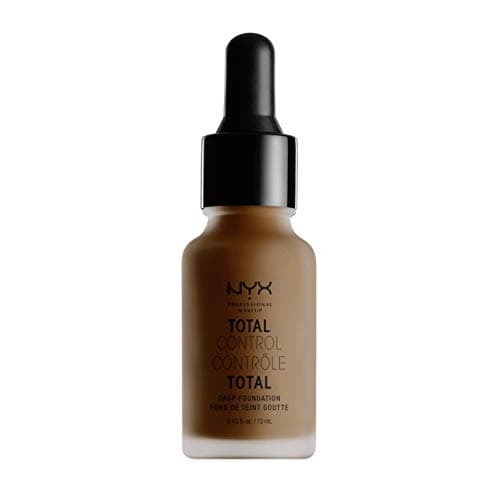 Image of NYX Professional Makeup Total Control Drop Foundation, Precise Dosage, Buildable Coverage, Long Lasting, Vegan Formula, Matte Finish, Shade: Chestnut