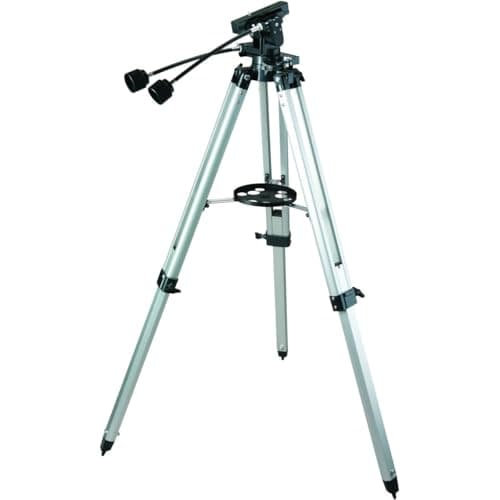 Image of Celestron 93607 Adjustable Heavy-Duty Alt-Azimuth Tripod - Hands-Free Viewing for Binoculars, Spotting Scopes and Small Telescopes, Silver