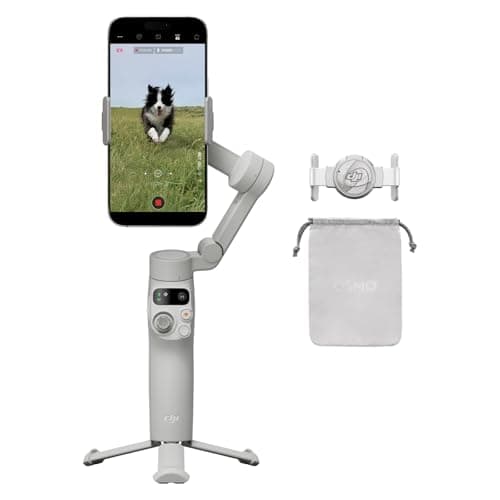 Image of DJI Osmo Mobile 7 Gimbal Stabilizer for iPhone, Android, Built-in Tripod, Ultra-Light, Comfortable Grip, 3-Axis Phone Gimbal, ActiveTrack 7.0, ShotGuides, One-Tap Edit, 10hrs Use, Phone Charging