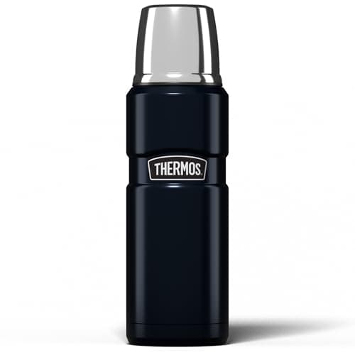 Image of Thermos Stainless King 470ml Multi- Purpose Thermos Flask - Original-Style Flask use as Travel Mug or Insulated Water Bottle for Daily Commute & Weekend Adventures – Midnight Blue