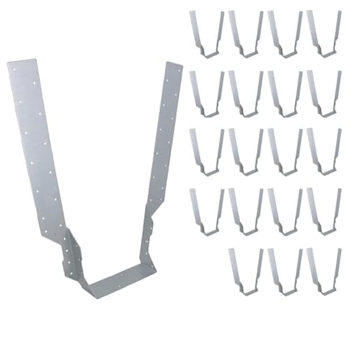 Image of Long Leg Joist Hanger Or I-Beam Fastener Fixing Support Galv 150mm Wide 20pc