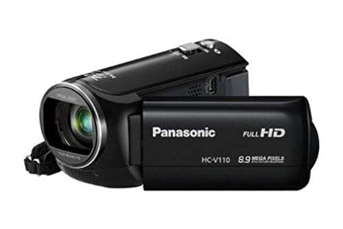 Image of Panasonic HC-V110 EG-K Camcorder 8.9 Megapixel with 72x intelligent Zoom 1080P resolution Full HD 2.7-Inch Display Black (Renewed)