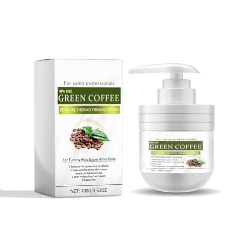 Image of Green Coffee Bean Oil Thermo Firming Cream, Firming Lotion Body Moisturizer, Improves Skin Elasticity & Texture, Firms & Tightening, for All Skin Types (1, 100g)