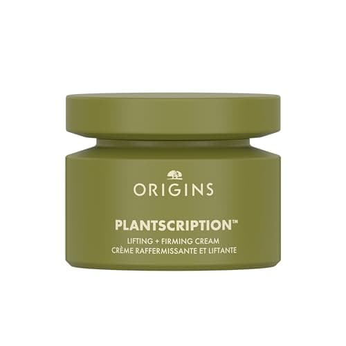 Image of Origins Plantscription Lifting + Firming Peptide moisturiser | Anti Aging Face Cream | Visibly Smooths Fine Lines and Wrinkles | With Peptide & Rice Extract, 50 ml
