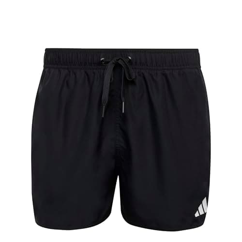 Image of adidas Men's 3 Stripes Swim Shorts 3 INCH, Black/White, XXL
