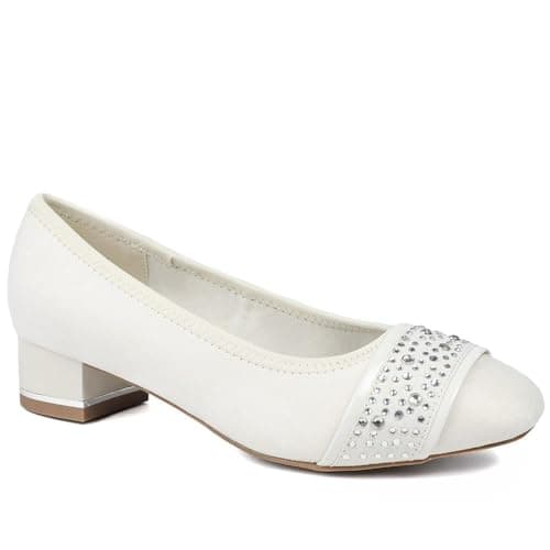 Image of Wide Fit Slip On Court Shoes - Beige Size 3