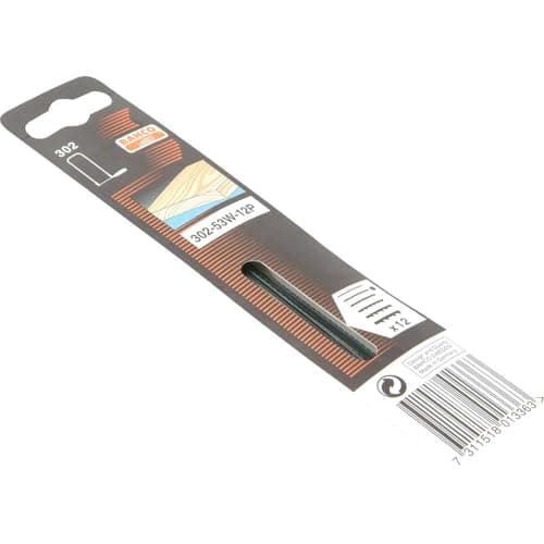 Image of Bahco 302-53W-12P Fret Saw Blades For Wood, 13cm, Grey