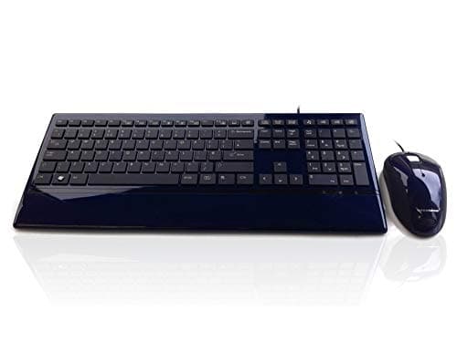 Image of Accuratus Image Set - USB Full Size Slim Keyboard and Mouse with Gloss Finish