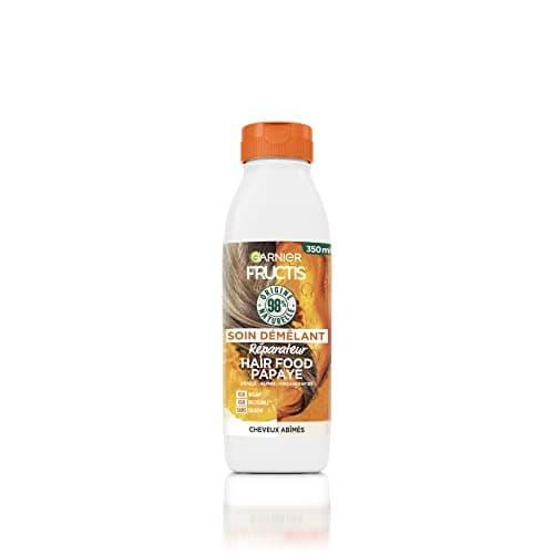 Image of Garnier Fructis Hair Food Detangler Papaya Repair for Damaged Hair 350 ml