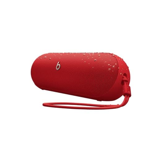Image of Beats Pill (Latest release)-Portable Bluetooth Speaker, Up to 24H Battery Life, Water Resistant, Bluetooth, Apple & Android Compatible, Seriously loud sound for home, outdoor & travel- Statement Red