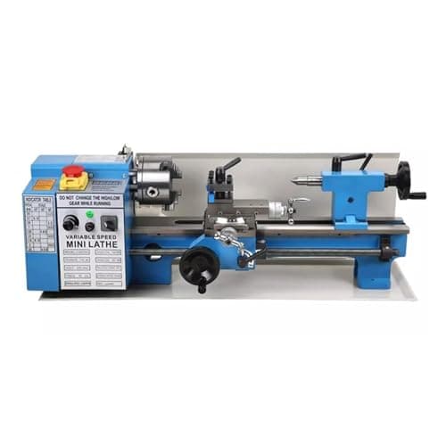 Image of Mini Metal Lathe Machine 7"x14" 550W 180x350mm Variable Speed with 3 Jaw Chuck