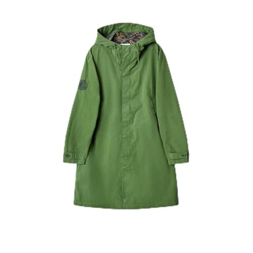 Image of Pretty Green Mens Feltham Parka Jacket Khaki L
