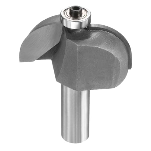 Image of sourcing map Cove Router Bit 1/2" Shank 1-7/" Dia 25/32" Cutting Height Radius Raised Panel Bit Edge Forming for DIY Woodworking, Silver