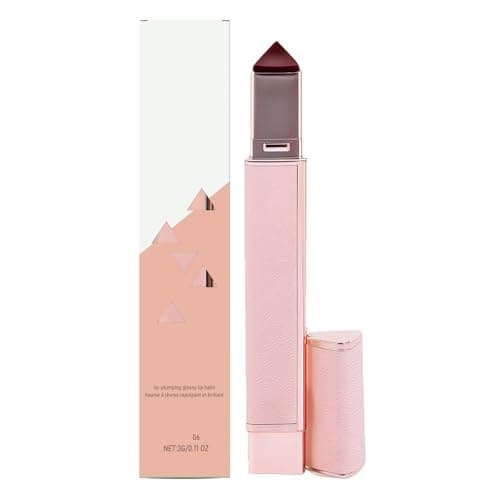 Image of Lip Plumping Glossy Lip Balm, Tinted Lip Balm, Plumping for Fuller Lips, Plumpify Lip Plumping Serum for Sheer Colour and Shine, Nourishing Lip Plumper for Older Women & Young Women (# 06)