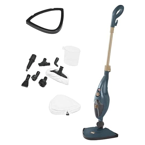 Image of 10 in 1 1500W Neo® Hot Steam Mop Cleaner Floor Carpet Window Washer Hand Steamer (Dark Grey & Copper)
