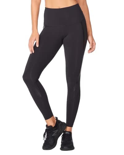 Image of 2XU Women Hi-Rise Compression Tights - Black/Nero, X-Small
