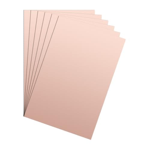 Image of PATIKIL 4x6 inch Single Sided Copper Clad Laminate PCB, 6 Pcs 2mm Thickness FR4 Copper Plated Universal Circuit Prototype Board for Etching DIY PCB Kit