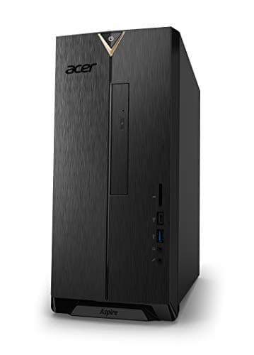 Image of acer Aspire TC-886 Desktop PC - (Intel Core i3-9100, 8GB RAM, 1TB HDD, DVD/RW, Wireless Keyboard and Mouse, Windows 10, Black)