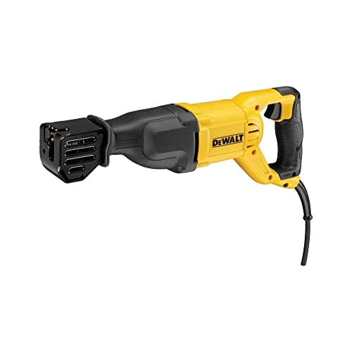 Image of Dewalt DWE305PK-GB Reciprocating Saw, Yellow/Black, 240 V, Set of 2 Pieces
