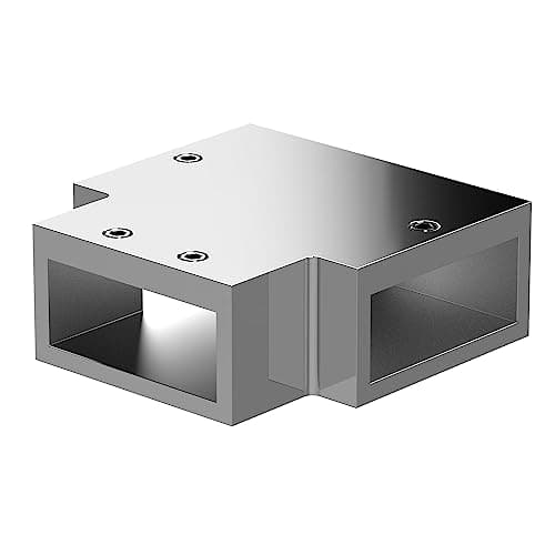 Image of Hudson Reed FIX031 Chrome Wetroom Screens Wetroom Screen Support Bar T-Piece, 43mm, Chrome