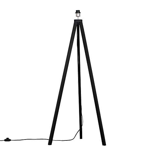 Image of MiniSun | Modern Black Wood Tripod Design Floor Lamp Base | Floor Lamps & Torchieres, Home Décor & Improvement Essential