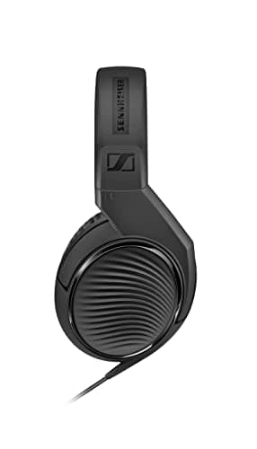 Image of Sennheiser HD 200 PRO Closed-Back Around-Ear DJ & Monitoring Headphones | 2M Single-Sided Cable & 1/4" Stereo Jack Adaptor Included | Black (507182)