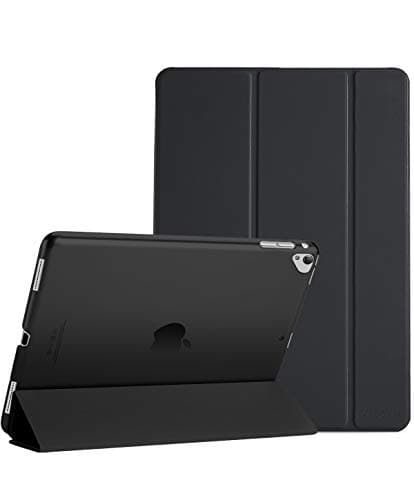 Image of ProCase Smart Case for iPad Pro 12.9 1st and 2nd Generation (2015 and 2017 Model), Stand Cover Support Auto Sleep/Wake -Black
