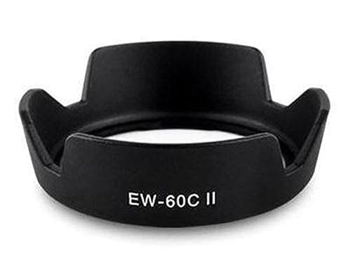 Image of EKsma Lens Hood for Canon EF-S 18-55mm f3.5-5.6 is, II and Canon EF 28-80mm f/3.5-5.6 II, II USM, III USM, IV USM, V USM Lens Replaces Canon EW-60C