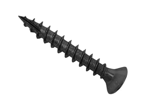 Image of Forgefix Spectre™ PZ Compatible Advance Multi-purpose Wood Screw 3.5 x 25mm Box 200, black coated finish for excellent resistance to corrosion