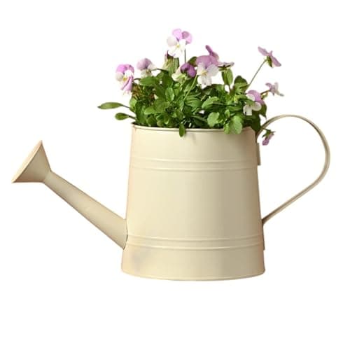 Image of rightclick Metal Watering Can for Outdoor Plants, Vintage Watering Can Wall Planter Metal Planter for Indoor & Outdoor Plants, Half Watercan Planter, Wall Decor