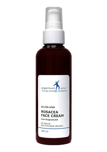 Image of argentum plus – Silver-MSM Rosacea Face Cream 100 ml | Light, non-fragranced moisturizing cream for rosacea and redness prone skin