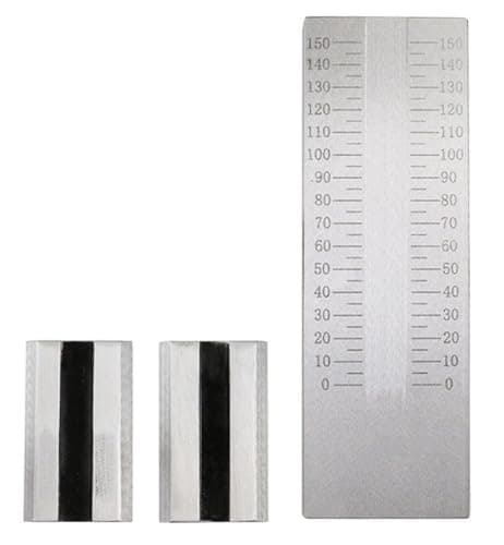 Image of Danive Single Groove Stainless Steel Fineness Gage, Grindometer Gauge Gauge Single-Channel Grind Fineness Gauge(0-150um)