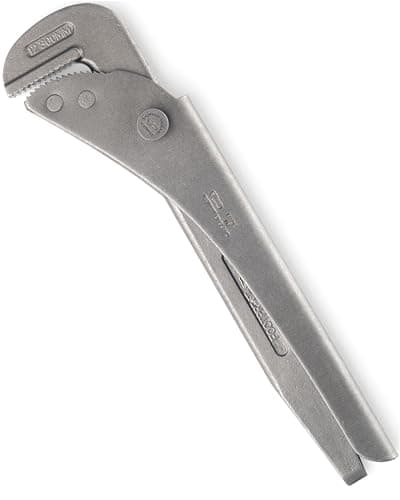 Image of Footprint Original Adjustable Pipe Wrench - 12 Inch/300mm Heavy Duty Strong and Rigid Drop Forged High Carbon Steel Pipe Grips/Spanner. Essential Plumbing Tools. for Plumbers and Heating Engineers.