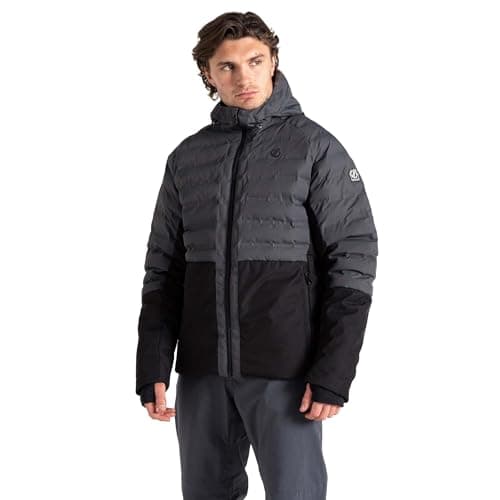Image of Dare 2b Mens Ollie Ii Ski Jacket, Black/Ebony Grey, XL EU