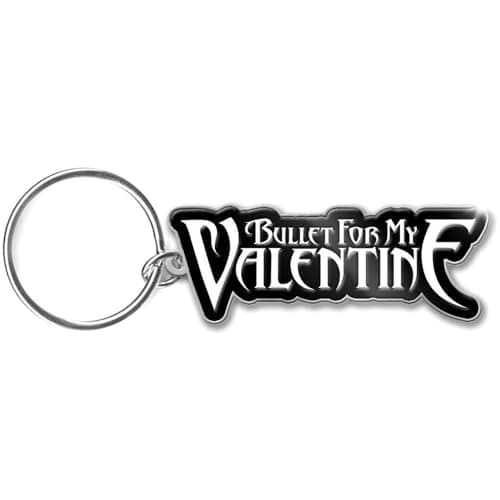 Image of Rock Off officially licensed products Bullet For My Valentine Logo Keychain Keyring One Size