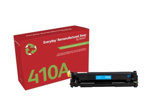 Image of Everyday by Xerox Compatible HP 410A CF411A Cyan Toner, Standard Capacity, Remanufactured