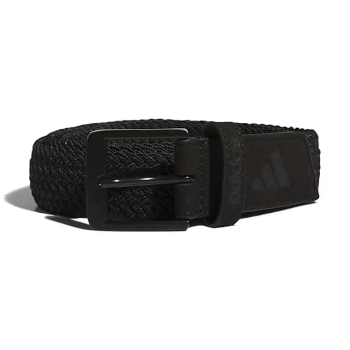 Image of adidas Men's BRAIDED STRETCH BELT, black, XXL